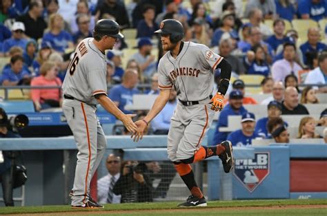 Giants bring win streak into game against the Dodgers